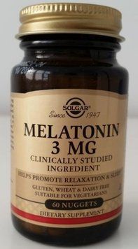 Мелатонин Солгар Solgar Melatonin 3 mg 60 таблеток 11216 фото