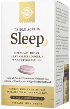 Комплекс для нормализации сна Solgar Sleep triple action 30 tabs 23272 фото