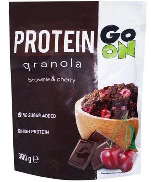 Протеїнова гранола GoOn Nutrition Protein Granola300 г шоколад вишня 20891-03 фото