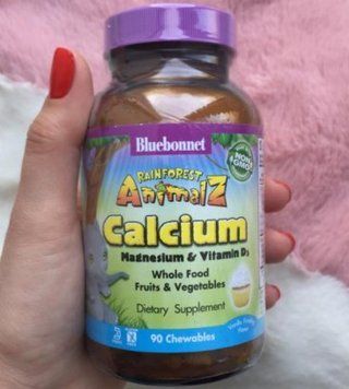 Минералы для детей Кальций Магний Д3 Bluebonnet Calcium Magnesium & Vitamin D3 for kids 90 жев таблеток ваниль 19816 фото