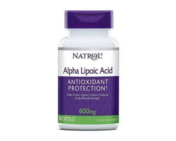 Альфа-ліпоєва кислота Natrol Alpha Lipoic Acid 600 mg 30 капс 19068 фото