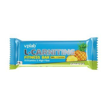 Протеїновий батончик VP Lab L-Carnitine bar 45 г pineapple 2813 фото