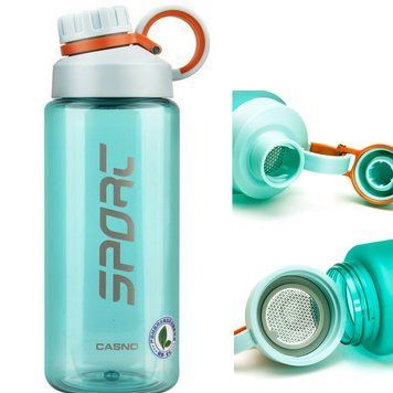 Пляшка для води та напоїв Casno Waterbottle KXN-1234 500 мл бірюзова 21555 фото