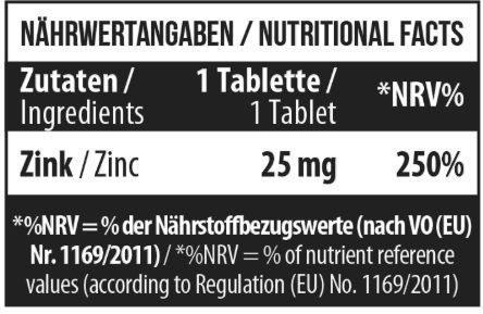 Цинк бисглицинат хелат MST Zinc Bisglycinate Chelate 25 mg 180 таб 3028839821 фото
