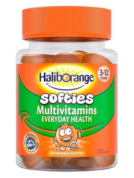 Мультивитамины Haliborange Softies Multivitamins 30 жевательных таблеток апельсин 21228 фото