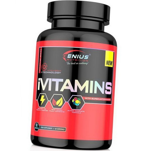 Витамины и минералы Genius Nutrition i Vitamins 60 капсул 20175 фото