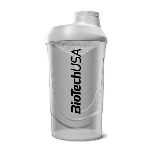 Шейкер BioTech Shaker Wave White 600 ml Білий 4844 фото