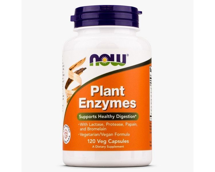 Травні ферменти Now Foods Plant Enzymes 120 veg caps 18315 фото