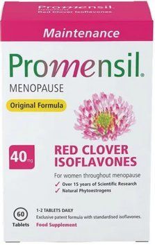 Променіл при менопаузі Promensil Menopause 40 mg 60 таблеток 21611 фото
