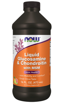 NOW Liquid Glucosamine Chondroitin with MSM 473 мл 2914 фото