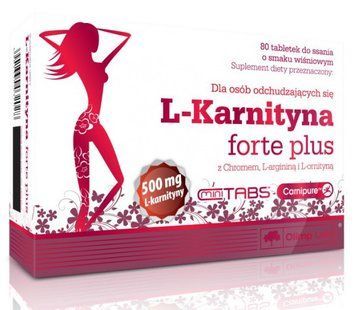 Л-Карнітин OLIMP L-Karnityna forte plus 80 таб 1307 фото