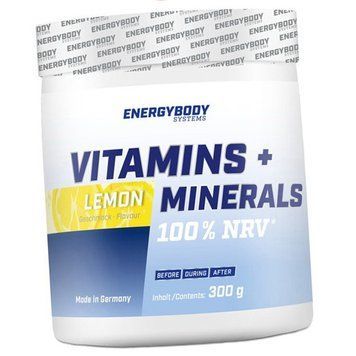 Витамины и минералы в порошке Energy Body Vitamins Minerals 300 гр 11125 фото