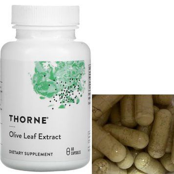 Екстракт із листя оливкового дерева Thorne Research Olive Leaf Extract 60 капсул 21466 фото