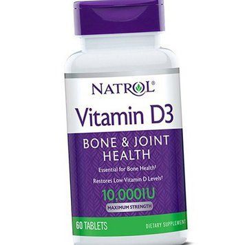 Вітамін D3 Natrol Vitamin D3 10000 IU 60 таблеток 11511 фото