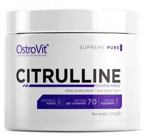 Цитруллин OstroVit 100% Citrulline 210 грамм без вкуса 8424 фото