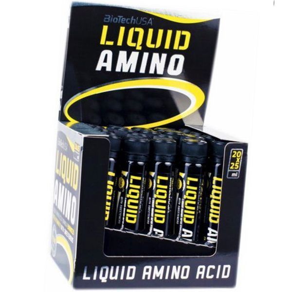 Комплексные аминокислоты BioTech Nitron Liquid Amino 20 x 25 мл Апельсин 825 фото