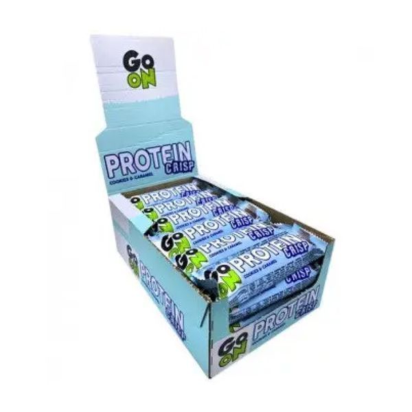 Протеїновий батончик GO ON Protein Crisp Bar -24x45g Coconut Cookie 2956570269 фото