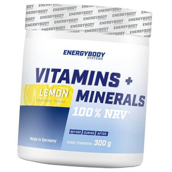 Витамины и минералы в порошке Energy Body Vitamins Minerals 300 гр 11125 фото