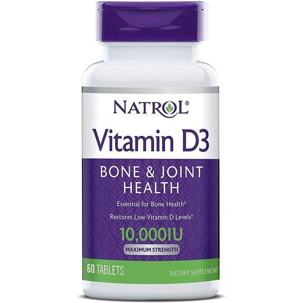 Витамин D3 Natrol Vitamin D3 10000 IU 60 таблеток 11511 фото