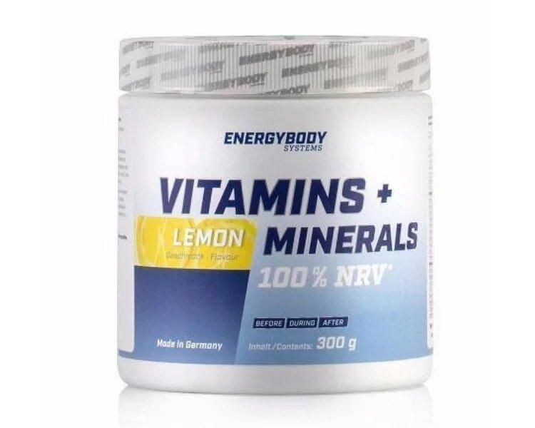 Витамины и минералы в порошке Energy Body Vitamins Minerals 300 гр 11125 фото