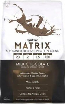Комплексний протеїн Syntrax Matrix 2,3 kg молочний шоколад 1904-05 фото