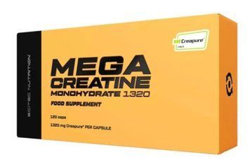 Креатин Моногідрат Scitec Nutrition Mega Creatine Monohydrate 1320 120 капсул 22253 фото