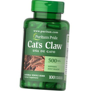 Екстракт котячого коготя Puritan's Pride Cats Claw 500 mg 100 капсул 10526 фото