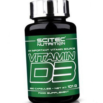 Вітамін Д Scitec Nutrition Vitamin D3 250 капсул 1184 фото