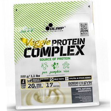 Рослинний веганські протеїн OLIMP Veggie Protein Complex 500 g neutral 18050 фото