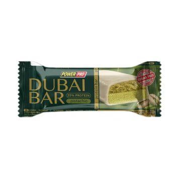 Протеїнові батончики Power Pro Dubai Bar 10х50g Фісташка 3173985432 фото
