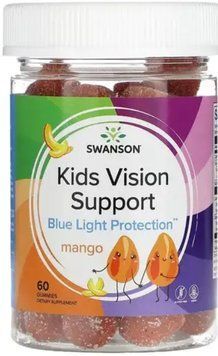 Вітаміни із грибами шиїтаке для дітей Kids Vision Support 60 gummies Mango Kids Vision Support - 60 gummies Mango 2956570271 фото