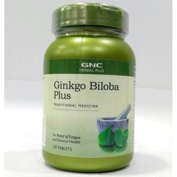 Экстракт листьев Гинко Билоба GNC Ginkgo Biloba Plus 120 таблеток 20077 фото