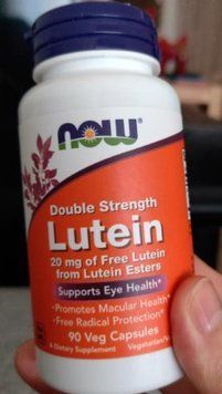 Лютеїн NOW Lutein 20 mg 90 капсул вегетаріанських 7570 фото