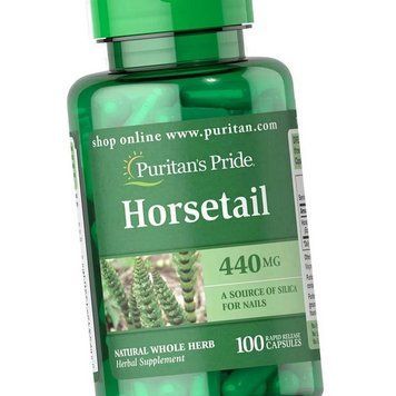 Екстракт Хвоща польового Puritan's Pride Horsetail 440 mg 100 капсул 20177 фото
