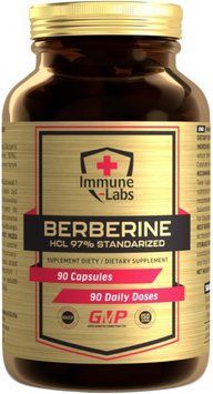 Экстракт барбариса Берберин Immune Labs Berberine HCL 97% 90 капсул 22320 фото