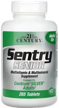 Вітаміни мінерали для літніх 21st Century Sentry Senior 265 таб 3108184147 фото
