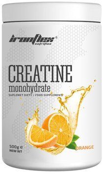 Креатин IronFlex Creatine monohydrate 500 г апельсин  10960 фото