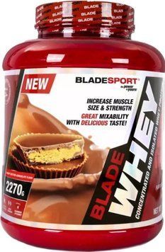 Протеїн сироватковий Blade Sport Whey 2270 г Арахісове масло-шоколад 22890-08 фото