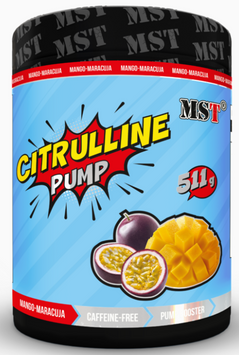 Цитруллин малат MST Citrulline Pump 511 грамм манго маракуйя 19924 фото
