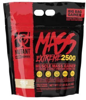 Гейнеры для набора веса MutantMass xXxtreme 2500 5,45 кг ваниль мороженое 21021-03 фото