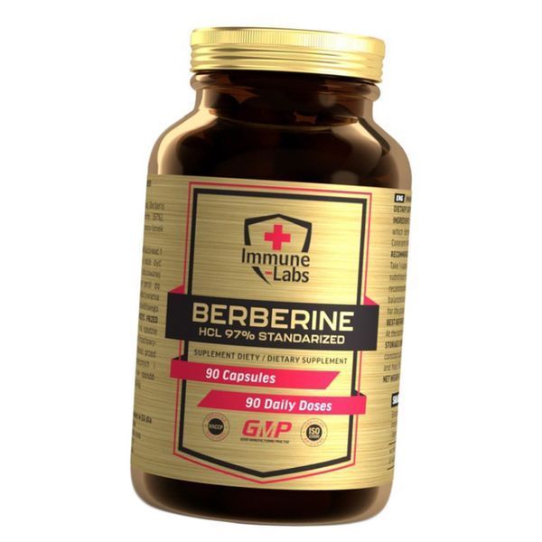 Экстракт барбариса Берберин Immune Labs Berberine HCL 97% 90 капсул 22320 фото