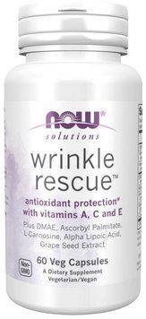 Вітаміни для пружності шкіри NOW Wrinkle rescue 60 капсул 20120 фото