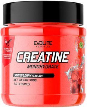Креатин Evolite Nutrition Creatine Monohydrate 300 g полуниця 23247 фото