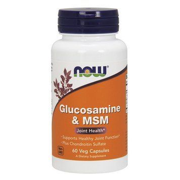 Для суглобів і зв'язок NOW Glucosamine MSM 60 капс 8283 фото