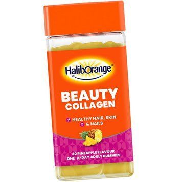 Бьюти коллаген для кожи волос и ногтей Haliborange Beauty Collagen 30 желеек ананас 21231 фото