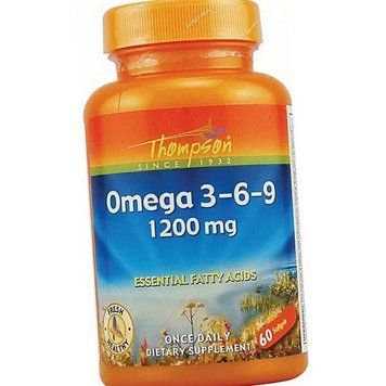 Омега 3 6 9 Thompson Omega 3-6-9 1200 mg 60 капсул Жирні кислоти 20455 фото