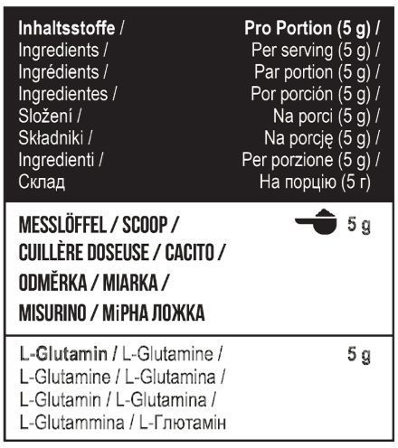 Глютамин для похудения и кишечника 100% чистый порошок MST L-Glutamine 1 кг 3123032649 фото