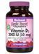 Вітамін Д3 Bluebonnet Nutrition Vitamin D3 2000 IU 90 жувальних цукерок малина 19773 фото 2