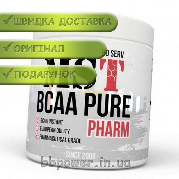 Аминокислота MST BCAA Pure 400 г без вкуса 8581 фото