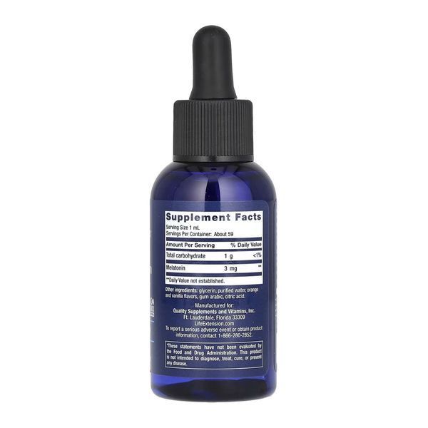 Мелатонін рідкий Life Extension Liquid Melatonin цитрусово-ванільний 3173985732 фото